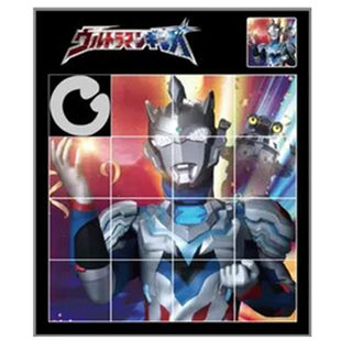 卡通非磁吸滑动移动拼图16格怀旧数字魔板儿童益智玩具动漫华容道