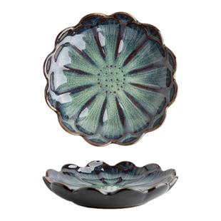 日式小碟子窑变陶瓷味碟小吃碟蘸料碟凉菜碟子酒店餐厅火锅酱料碟