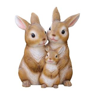 庭院花园装饰创意可爱动物仿真兔子办公室柜子卡通树脂工艺品摆件