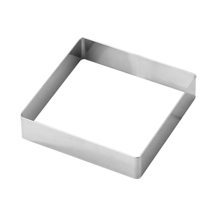 高2.5cm不锈钢正方形蛋糕慕斯圈小号挞圈烘焙模具电饼铛米糕煎饼