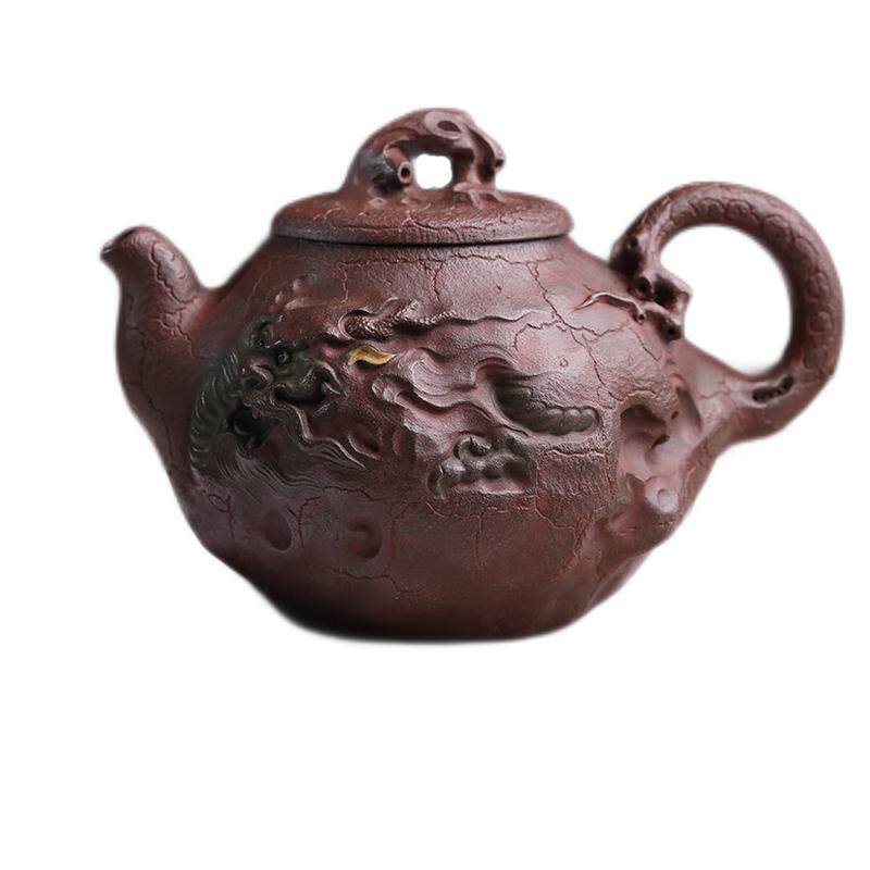 高水波紫砂壶龙泽四方供春壶泡茶
