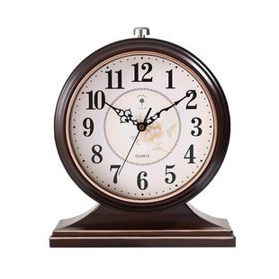 摆钟台面客厅台式座钟复古家用桌面新款钟表坐钟摆放台钟时钟摆件