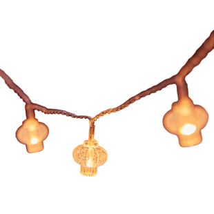 元旦彩灯闪灯串灯小灯笼装饰灯led发光挂灯家用房间布置氛围春节