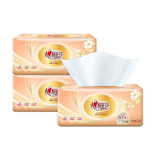 心相印抽纸纸巾110抽家用加大实惠装2元好物一分购餐巾纸卫生纸巾