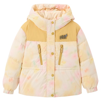 MINIPEACE女童晕染羽绒服