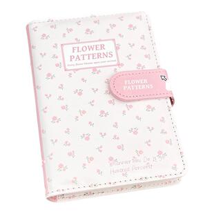 新款小碎花A6活页本PU软皮学生记事本大容量多功能笔记本可拆卸高颜值学生日记本少女心加厚手账本初中生本子