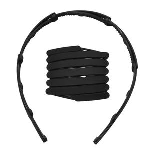 珍珠折叠发箍女便携式洗脸头箍刘海前额碎发固定伸缩发卡旅行头饰