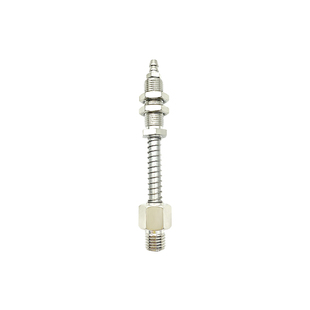 直通金具M10/M12 PFG60/80/95 侧通 真空吸盘座 缓冲式吸盘连接杆