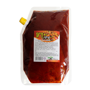 韩名家韩国风味春川铁板鸡用酱2kg大包袋装料理店商用韩式辣酱