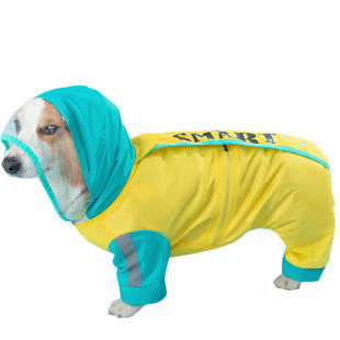 嬉皮狗小狗狗衣服柯基防水雨披宠物遛狗防脏神器中小型犬专用雨衣