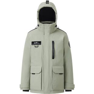 波司登极寒90鹅绒2025冬新款户外工装加厚保暖高蓬连帽羽绒服男
