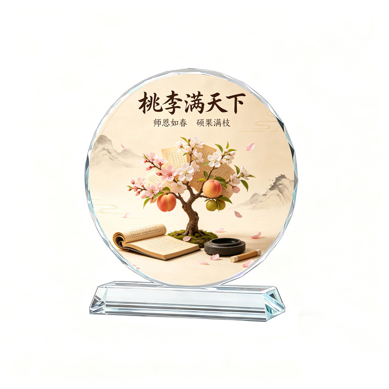 开学毕业季送老师谢恩师礼物桃李装饰摆件