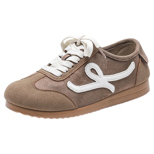 德训鞋女款2026新款春季爆款百搭阿甘运动鞋软底不累脚休闲妈妈鞋