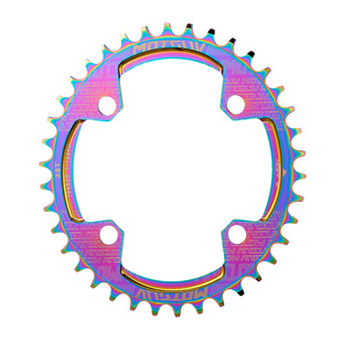 自行车正负齿盘片牙盘山地车单盘104BCD圆盘椭圆32T/34T/36T/38齿