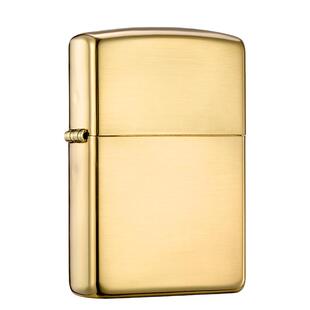 【现货】ZIPPO官方旗舰店18K金机防风煤油打火机195美版原版在册