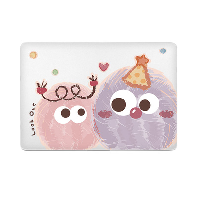 可爱卡通创意笔记本电脑保护壳女适用14寸华为MatebookD14保护壳D15保护套15.6寸磨砂简约款2024款电脑防刮套