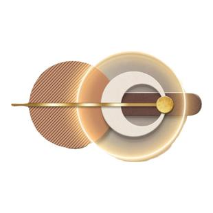 现代轻奢客厅装饰画意式极简沙发背景墙挂画高级感发光卧室床头画