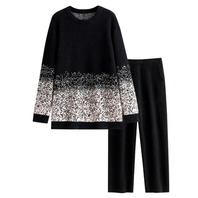 睡衣男秋冬季半边绒休闲套头大码