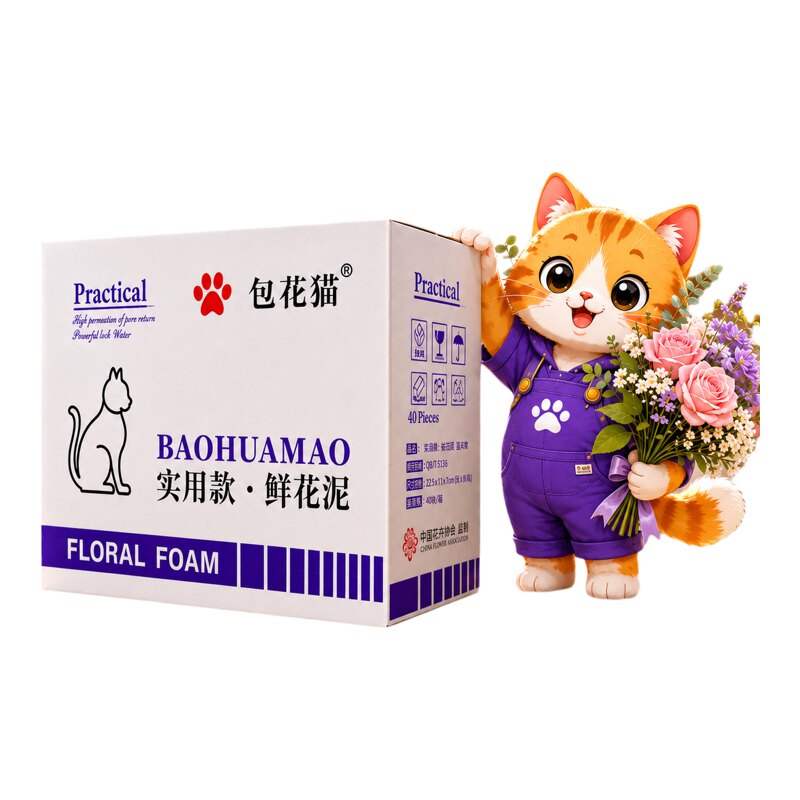 批发花泥块锁水好插花泥