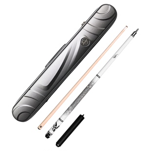 皮尔力旗舰店大头杆静远LV02分体杆中式黑八台球杆黑白鹰战狼飞鸟