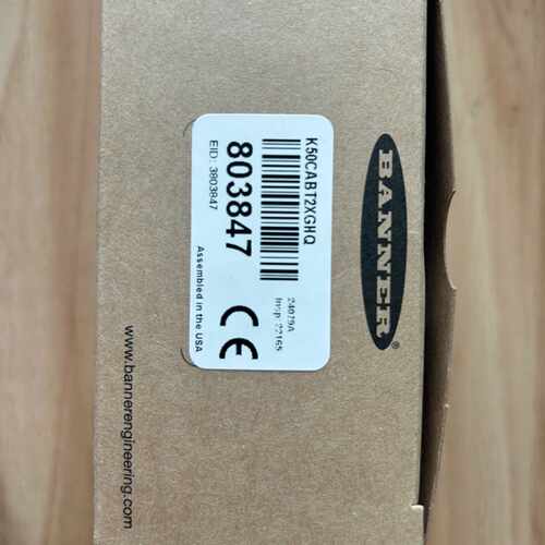 BANNER/邦纳全新原装正品，型号K50CABT2XGHQ