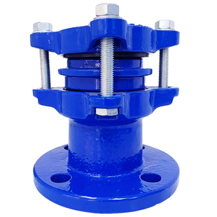 管道万能连接器铸铁法兰体管道修补器配PE钢管管网改造pe快速接头