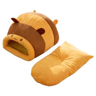 猫窝冬季保暖加厚封闭式蜂蜜罐猫窝过冬猫咪睡袋安全感猫床猫房子