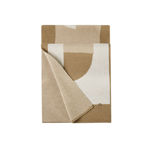 [新年礼物]万事利冬季款羊毛围巾女加厚保暖生日礼物围脖披肩蒙特