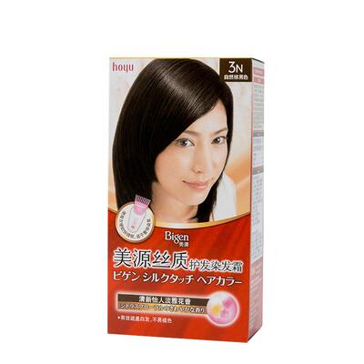 黑色快速染发植物萃取遮白日本