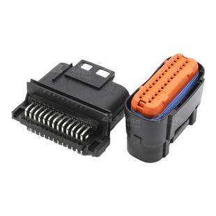 JAE型26孔针座插头 汽车电脑接插件连接器MX23A26NF1 MX23A26SF1