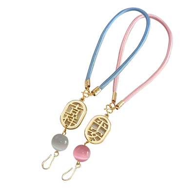 挂娃娃的汽车挂绳，可打开口活扣