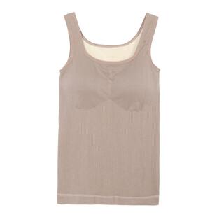 馨帮帮Bra 秋冬加绒加厚背心女带胸垫一体保暖内衣针织打底内搭