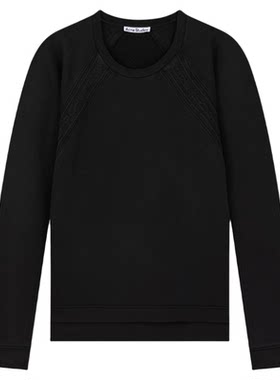 Acne Studios 春秋男士百搭时尚圆领毛圈卫衣银泰百货 301604
