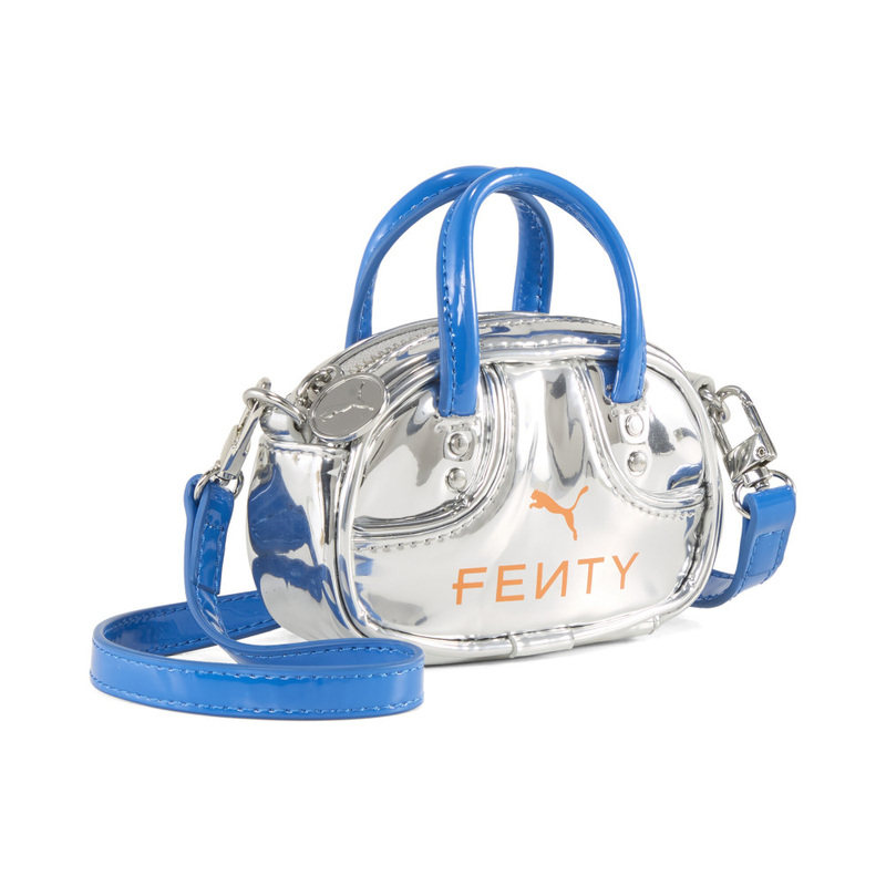 PUMA彪马FENTY联名款镜面漆皮小巧迷你便携手提包肩背包 09247601