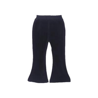 女童灯芯绒裤子宝宝百搭洋气休闲喇叭裤冬季加绒加厚外穿保暖裤