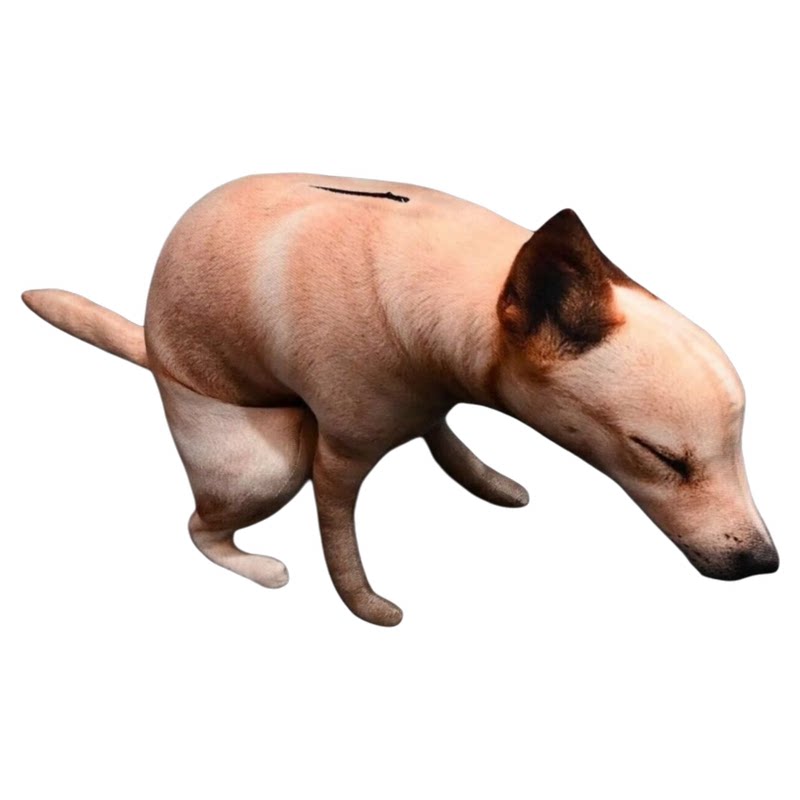 嗯嗯狗玩偶抱枕抽象猎奇拉屎狗
