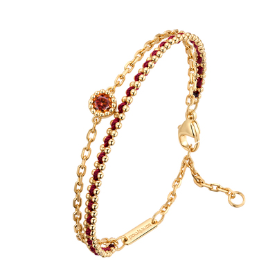 森吾双层纯银莫桑钻手链