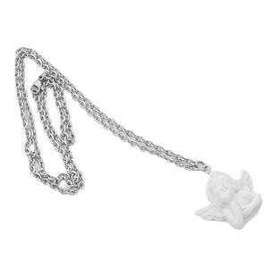 BARCODE 巴洛克可爱天使项链女ins冷淡风简约土酷吊坠学生饰品潮