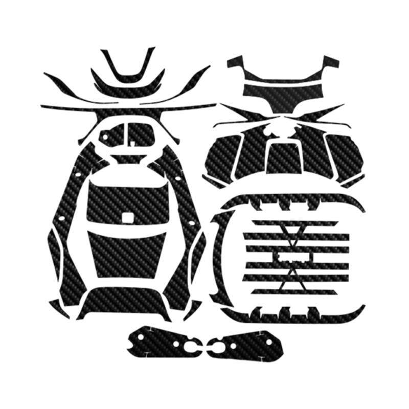 适用九号远航家M系列碳纤维贴纸