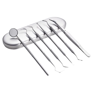 牙结石去除器洗牙石清除牙垢刮洁牙医口腔工具镊子六件套牙渍剔除