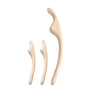 面雕体雕棒日式桧木美体美颜雕塑棒刮痧点穴按摩棒经络疏通美容院