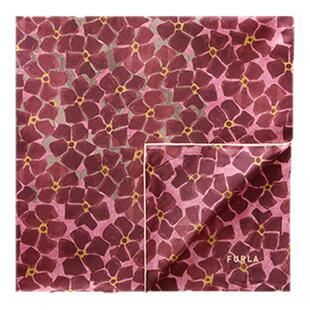 【春节好礼】FURLA芙拉TORTONA女士桑蚕丝方巾斜纹真丝丝巾围巾