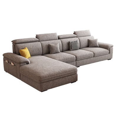 雪尼尔布艺沙发客厅可拆洗现代简约奶油风小户型贵妃沙发2026新款