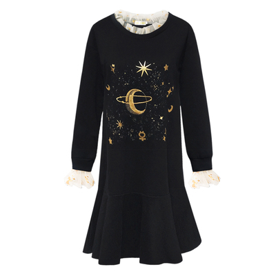 孕妇卫衣裙潮妈穿搭高级感连衣裙