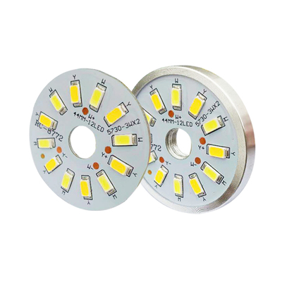 圆形超亮双色贴片带线变光灯