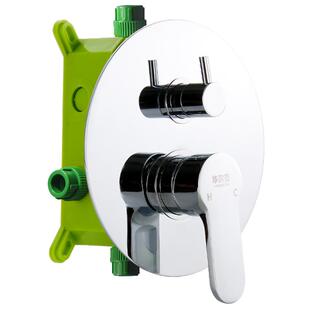 热熔暗装铜冷热水盒预埋混水阀入墙暗藏式圆花洒淋浴器开关配件