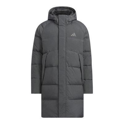 Adidas/阿迪达斯正品冬季男女防风连帽保暖运动长款羽绒服KQ5516