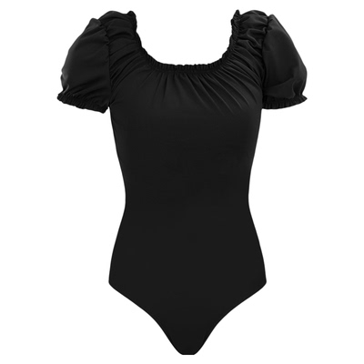 笛雀儿成人舞蹈连体服短袖款女