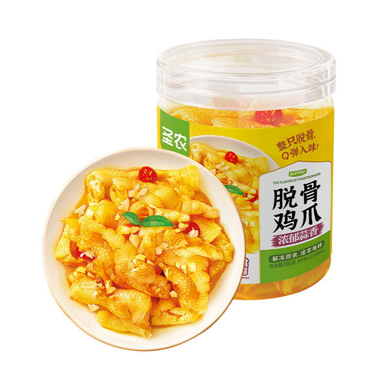 圣农脱骨凤爪蒜香味酸辣味零食