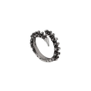 Alchemy Gothic 英国A牌暗黑风龙爪开口戒指女脊柱金属指环 R260